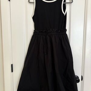 Casual Summer Ruffled Midi Dress with Pockets